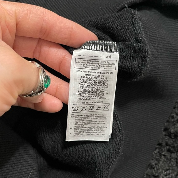 Like New Men’s Small/Women’s Medium Adidas X Alexander Wang Bodysweater Black - Picture 12 of 15